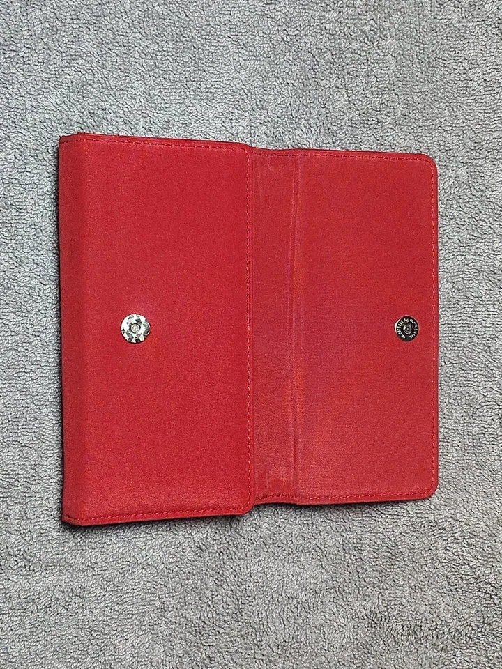 Ohio State Buckeyes OSU Football Red Trifold Wallet By Sandol Living Fashion - Image 4 of 4