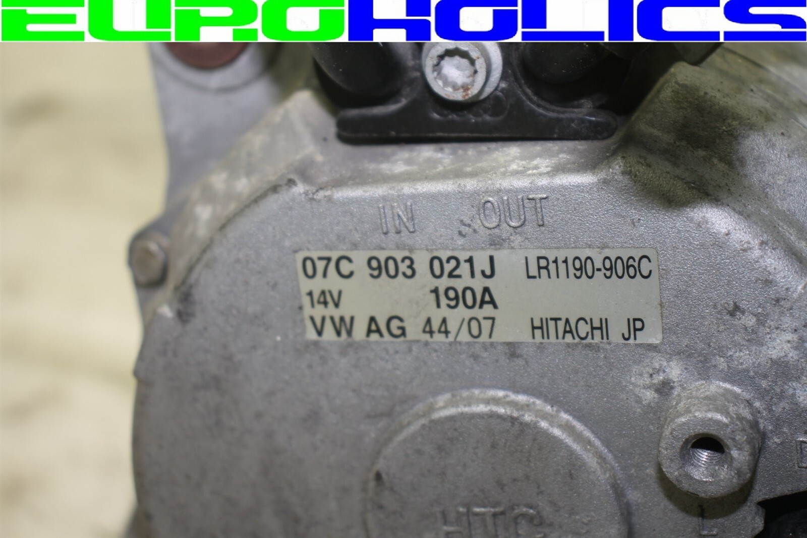 Bentley Continental Flying Spur 06-12 190 Amp Engine Alternator 43k! 07C903021J