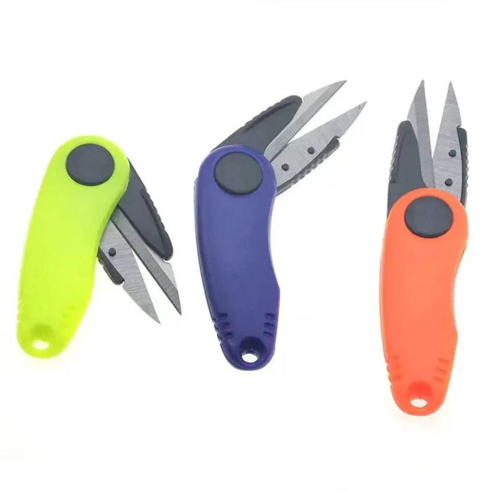 Stainless Steel Folding Scissors for Fishing Line Cuts Multifunctional Fish Tool-image
