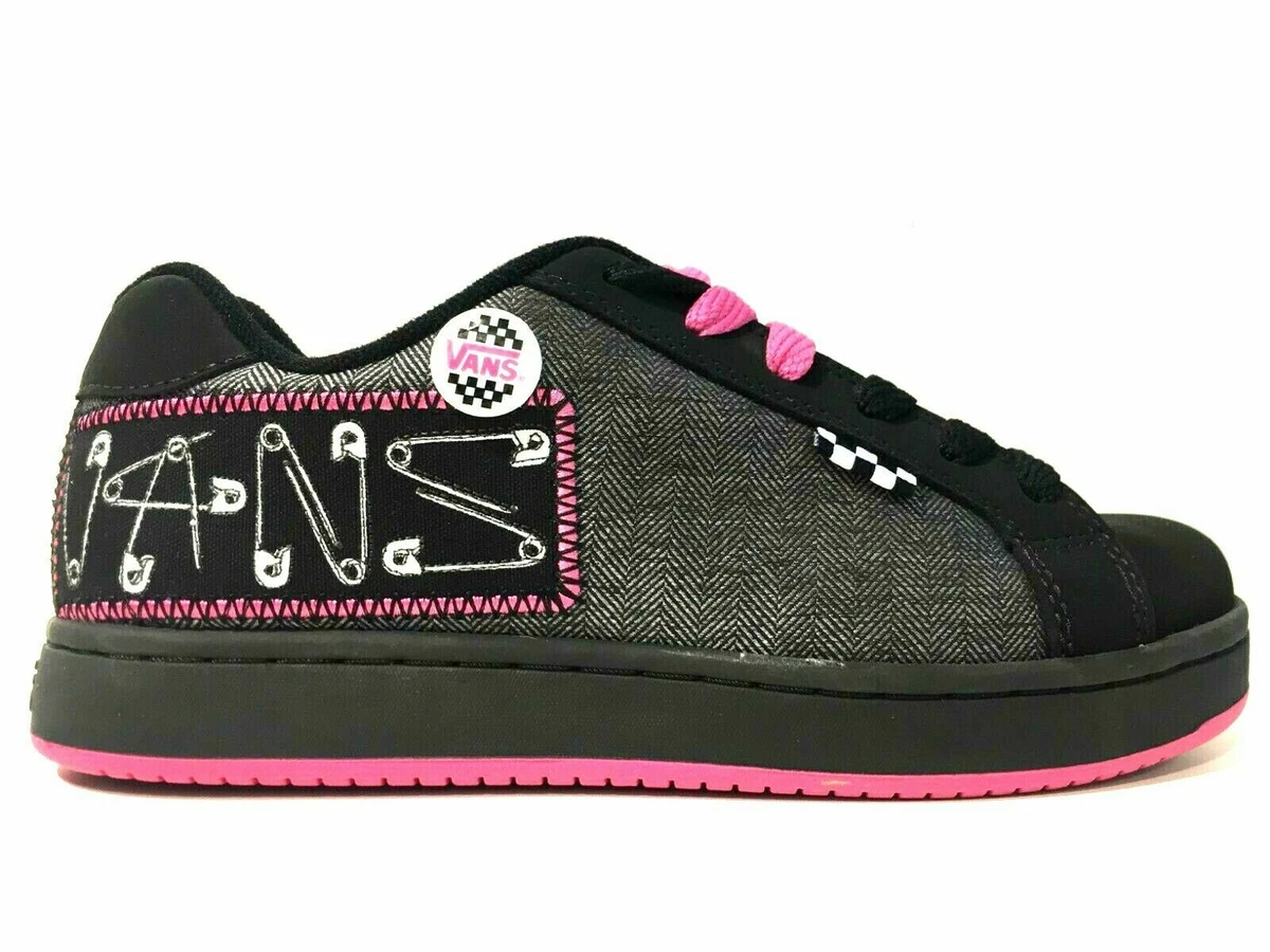 SCARPE SNEAKERS DONNA VANS WIDOW PLUS VN0 IPS0X5 BLACK PINK PELLE