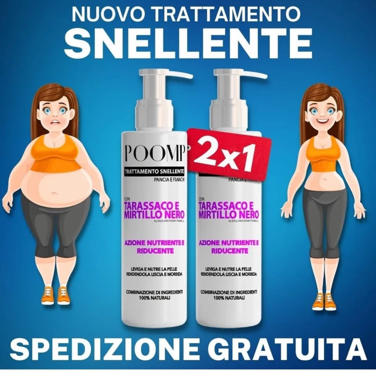 Poomp Crema Snellente Professionale - Il Tuo Rituale di Bellezza