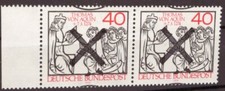 Set BRD MiNr 795 In Pair With Andreaskreuz