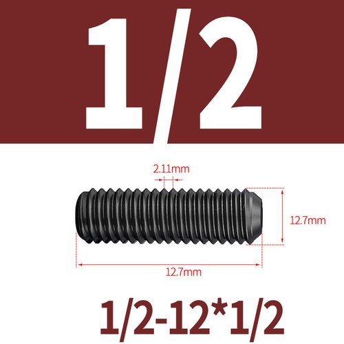 UNC / UNF / Inch Grub Screw Grade 12.9 Steel Set Screws - Picture 79 of 87