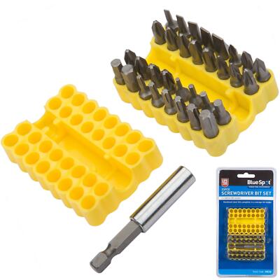 33tlg Schraubendreher Bithalter Set Sechskant Torx Stern Schlüssel PZ Kreuzschlitz Schlitz 14112