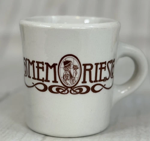 Vintage "MEMORIES" Diner Bar Restaurant Shenango China Souvenir Mug Coffee 80’s