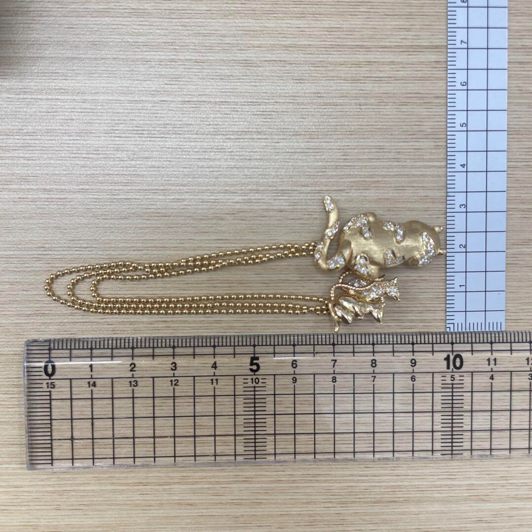 ブローチK18 750 K18 750 Yellow Gold Diamond Brooch | eBay