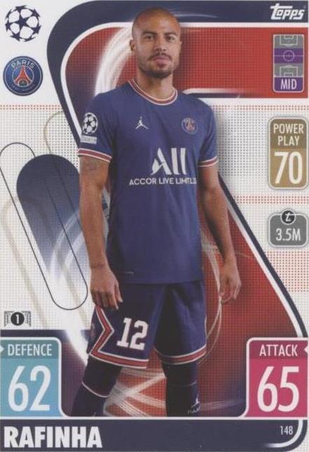 2021-22 Topps Match Attax UCL Rafinha #148 - 1 of 2