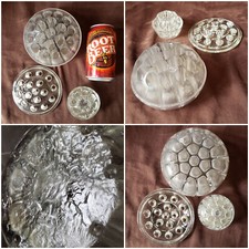  3 Flower Frogs; Arrangements: Reims 9 Holes  16  19 holes; 5.5" 5"  3" dias