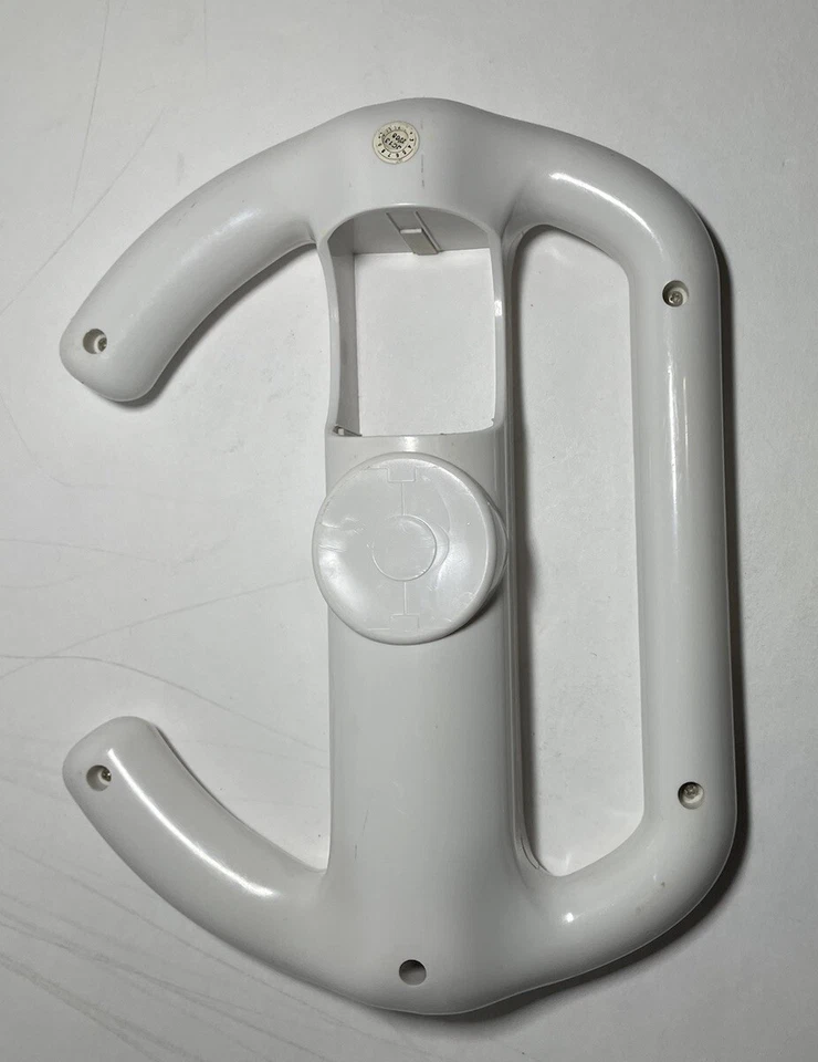 Intec Wii Remote White Racing Wheel Very Good - Image 4 of 4