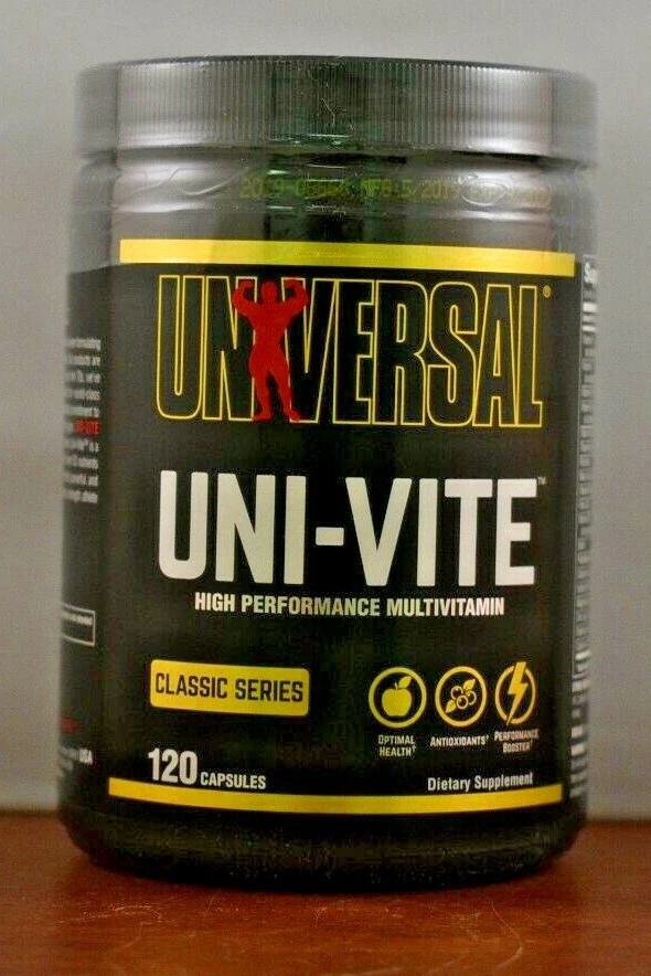 Universal Nutrition UNI-VITE 多种维生素 120 粒 Univite Animal Pak — 第 2/4 张图片