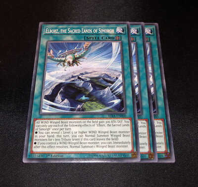 Elborz, The Sacred Lands of Simorgh x 3 - Spielset - RIRA-EN60 1. Auflage Common