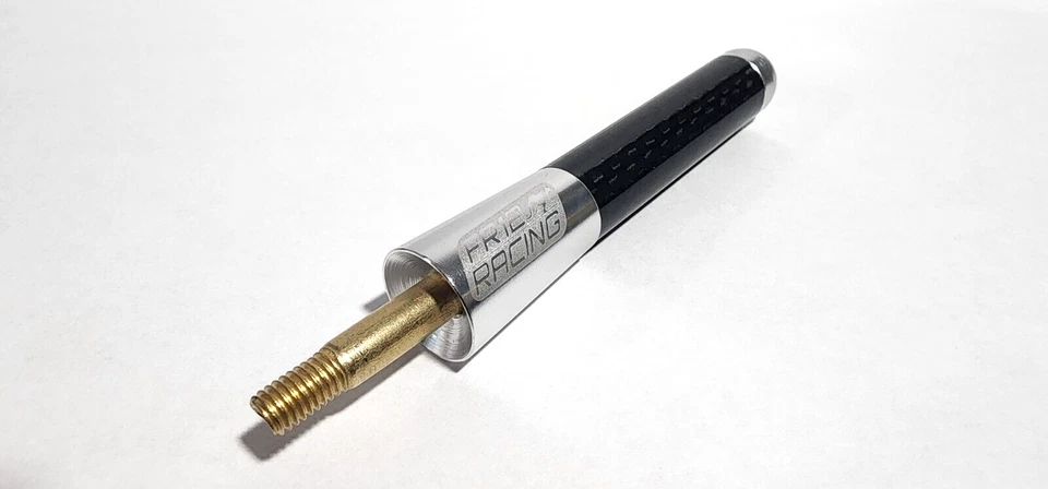 PLATA FR12 RACING FIBRA DE CARBONO TORNILLO CORTO EN ANTENA 3" PARA 07-15 MINI COOPER Foto 3 de 3