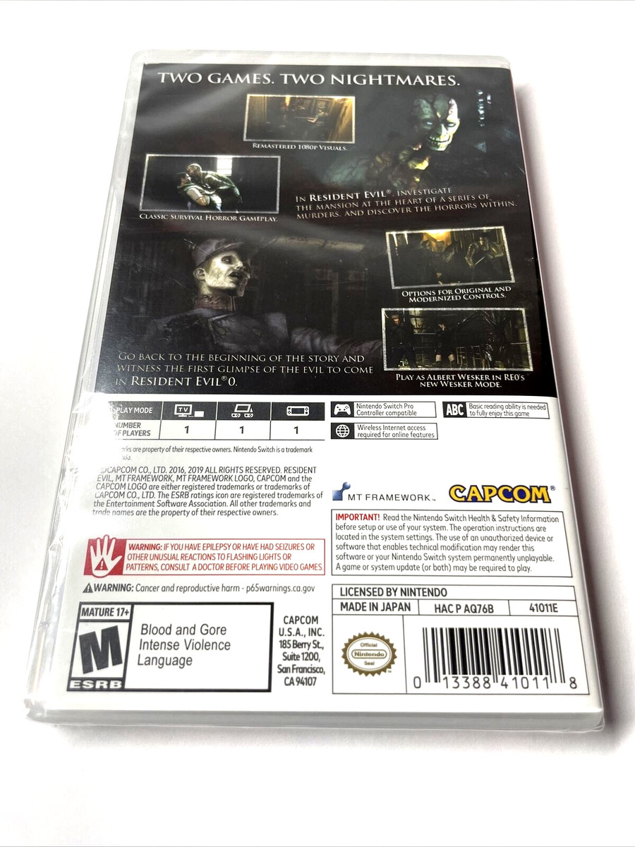 Resident Evil Origins Collection - Nintendo Switch 