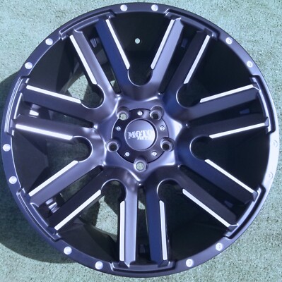 NEW Moto Metal RAZOR Wheel Rim 20 x 9 x 18 5x127 5x5 Black Machine