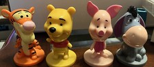 Winnie the Pooh and friends Bobble heads. Pooh Tigger Eeyore Piglet.