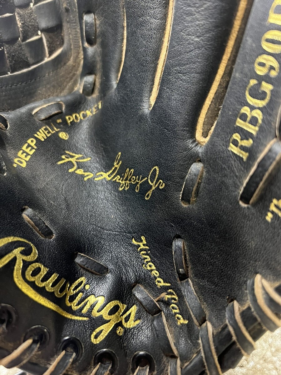 Rawlings Ken Griffey Jr. Baseball Glove RHT Black Leather Fastback