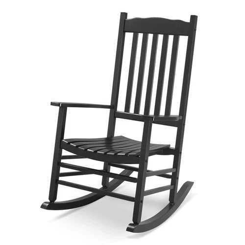 High Quality Square Wooden Rocking Chair Black 68.5*86*115CM - Picture 2 of 13