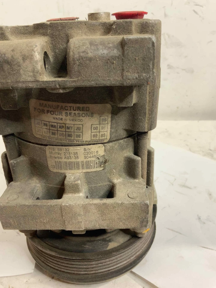 1989 Ford F250 Series Pickup A/C Air Compressor E9DH19D629AA 5.8L 8 Cyl 4x4 491C - Image 3 of 4