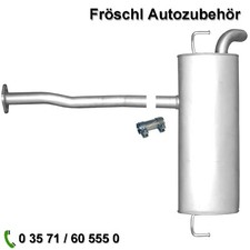 für Kia Sportage 1,7 116 Ps Endschalldämpfer Endtopf Auspuff Anlage a*