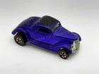 Hot Wheels Redline CLASSIC 36 FORD COUPE Purple US Tan Interior Nice !!