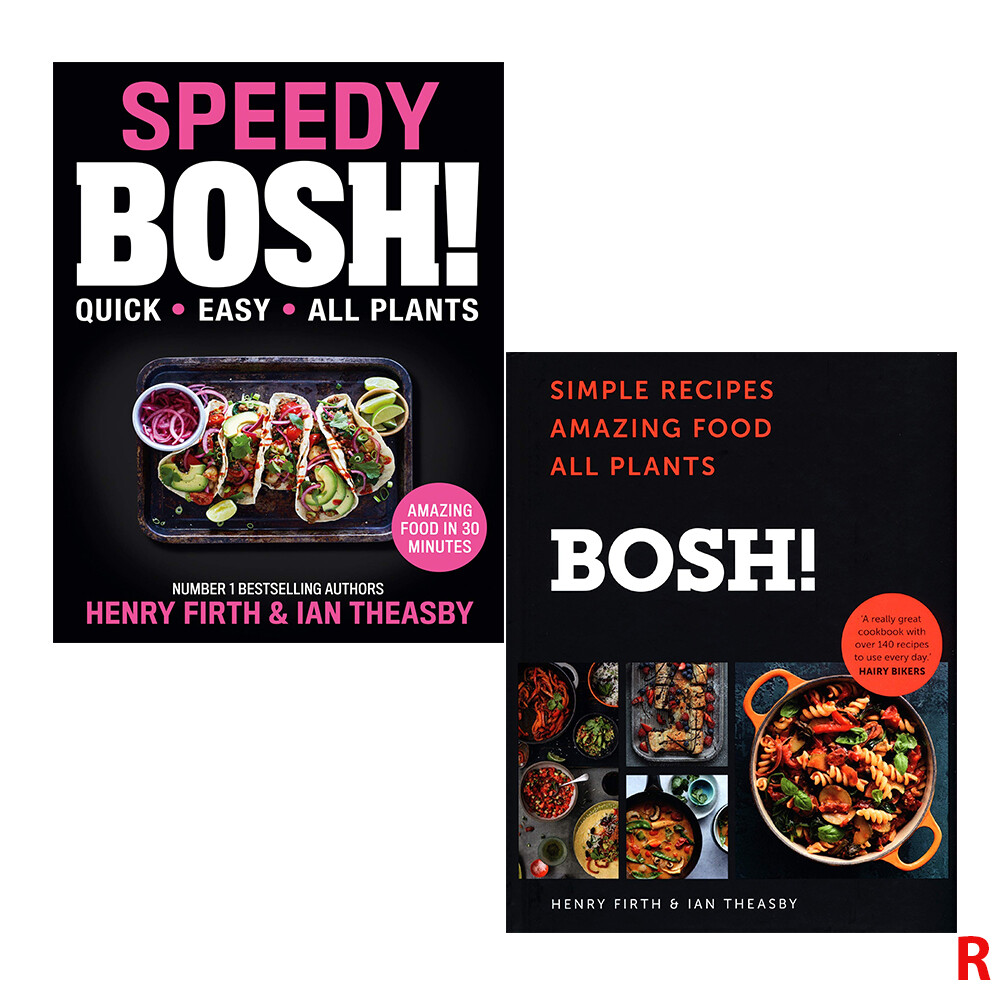 Speedy BOSH! And BOSH! Simple recipes 2 Books Collection Set By Henry Firth