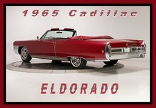 1965 Cadillac Eldorado convertible, Toolbox - Refrigerator Magnet, 42 MIL