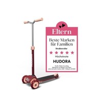 Hudora Tri-Scooter, Bordeaux| Cityroller | Roller | Tretroller | Kinderroller
