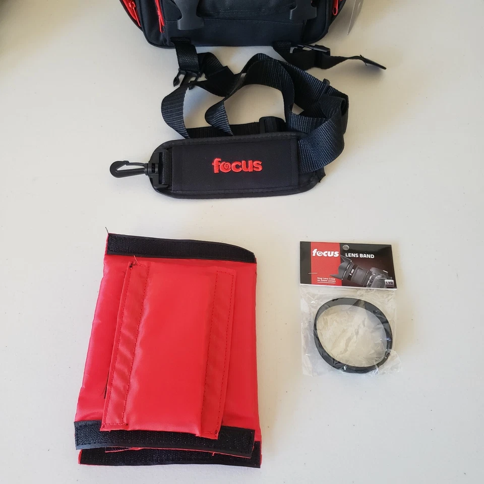 Focus Deluxe SLR черный мягкий подкладка камеры сумка и несколько аксессуаров, приключения - Изображение 3 из 4