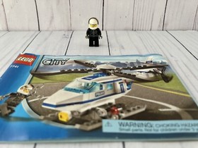 Lego # 7741 City Police Helicopter -  Manual and Minifigure Only