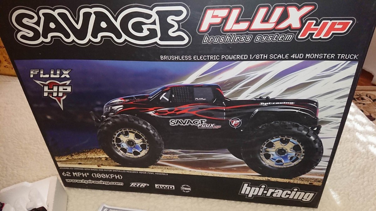 Slightly used, HPI Racing Savage Flux HP Hobby Radio Control Slightly used, HPI Racing Savage Flux HP Hobby Radio Control