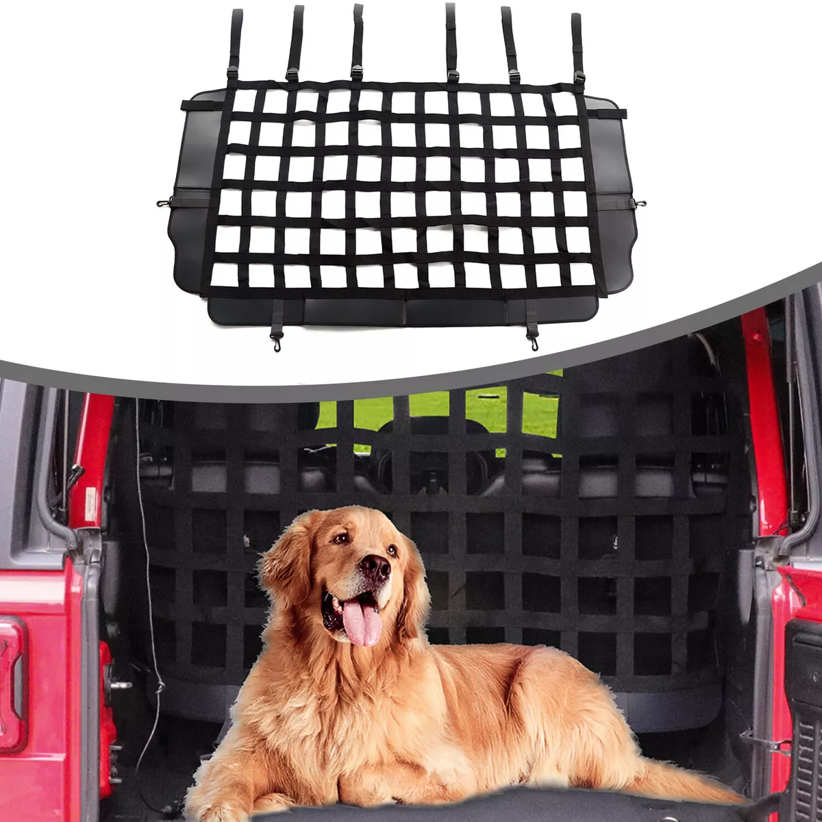 Jeep wrangler top dog barrier