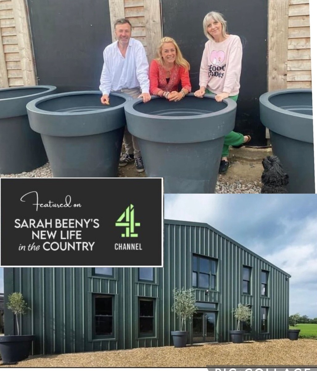 100cm Big Plant Pots ANTHRACITE extra large MASSIVE garden 100cm Big Plant Pots ANTHRACITE extra large MASSIVE garden