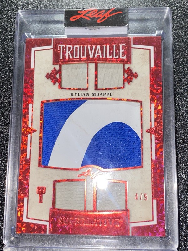 🇫🇷Leaf Trouvaille Superlative Kylian Mbappe Rookie Years Game Used Patch  /9