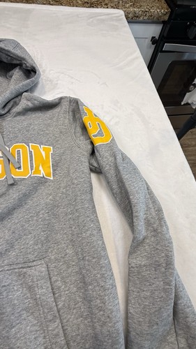 Oregon Ducks Nike Hoodie Herren grau gelb Medium - Bild 4 von 6