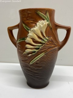 Roseville Freesia Pottery Vase