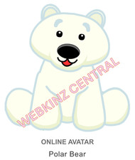 Webkinz Classic Polar Bear Code Only messaged