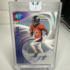 2020 Panini Illusions Jerry Jeudy Auto #/25 Rookie Astounding Refractor SP MINT
