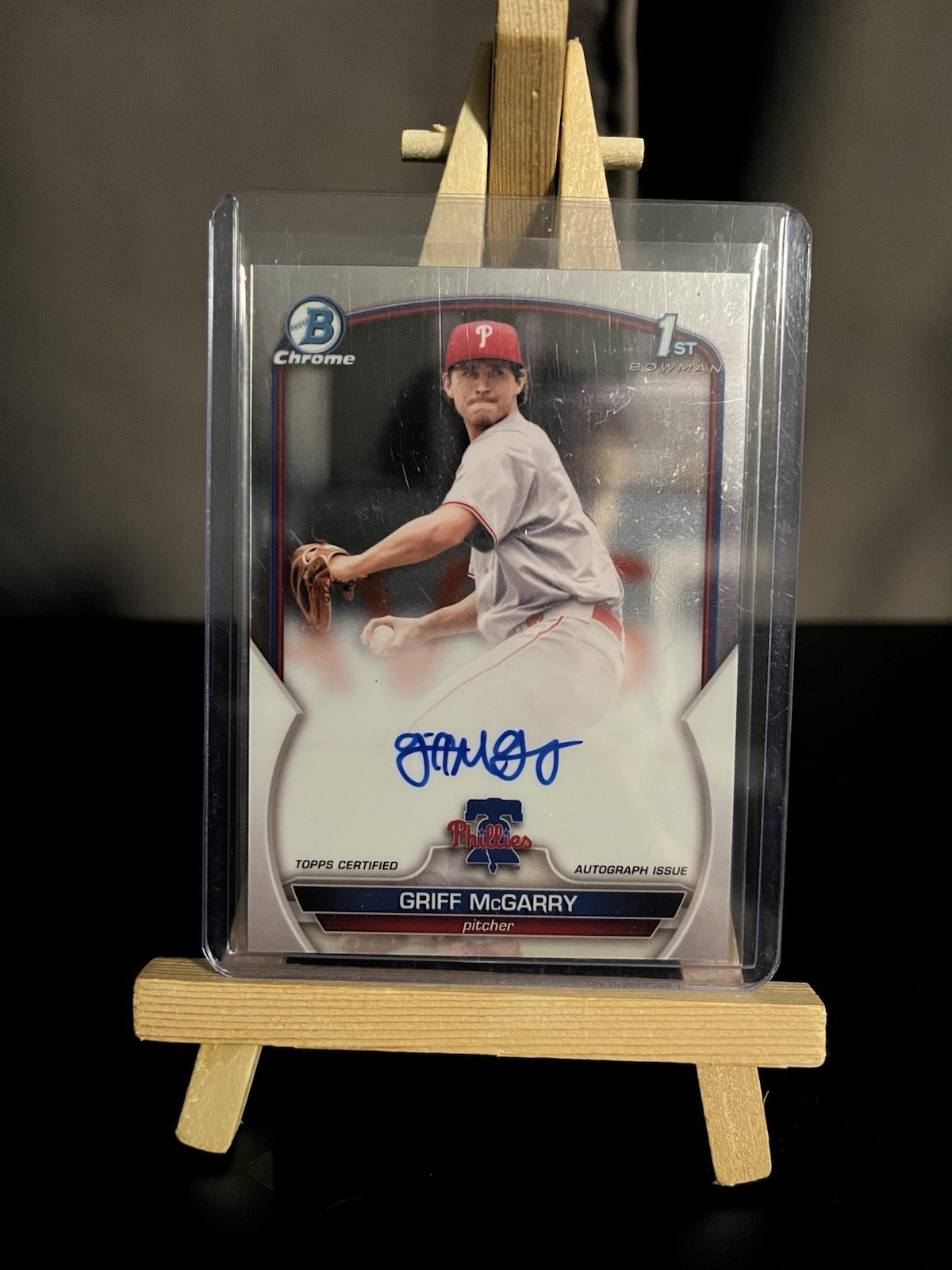 2023 Bowman Chrome Griff McGarry 1st Bowman Auto CPA-GM