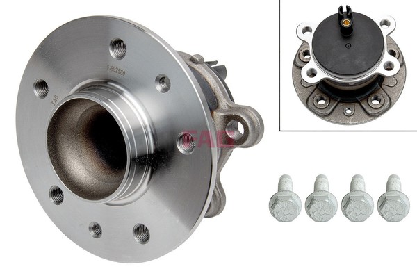 1X FAG Radnabe Radlagersatz Mit Abs-Sensor FüR Nissan Qashqai III J12-image