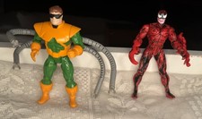 Spider-Man The Animated Series CARNAGE & Dr. Octopus ToyBiz Action Figure Vtg