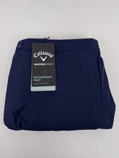 Callaway Weather Series Waterproof Golf Trousers Men's Size Medium Navy/32402