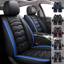 For Bmw Car Seat Covers 5 Seats Full Set Leather Front Rear Cushion Protectors For Bmw Car Seat Covers 5 Seats Full Set Leather Front Rear Cushion Protectors