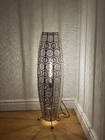Aziza Floor Lamp Moroccan style Satin Nickel Finish with a Stunning Bulb Incl