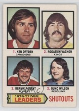1977-78 O-Pee-Chee Ken Dryden Rogie Vachon Bernie Parent Dunc Wilson #8 HOF 6be