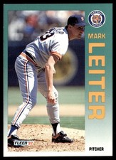 1992 Fleer Mark Leiter Detroit Tigers #140