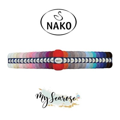 5 x Nako Pirlanta Deluks Handstrickgarn 