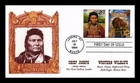 GERONIMO & INDIAN CULTURE LEGENDS OF THE WEST 1994 COMBO FDC CARDINAL CACH TUCSO