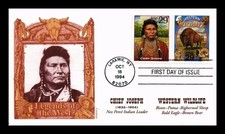 GERONIMO & INDIAN CULTURE LEGENDS OF THE WEST 1994 COMBO FDC CARDINAL CACH TUCSO