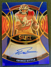 2025 Panini Select - Signatures George Kittle #SP-GGK Blue Prizm /149 (AU)