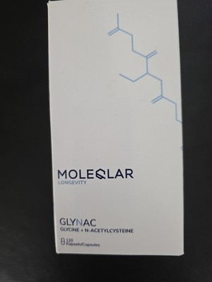Moleclar Gly NAC  L-Glycin und  N-Acetyl-Cystein 600mg 120 Kapseln